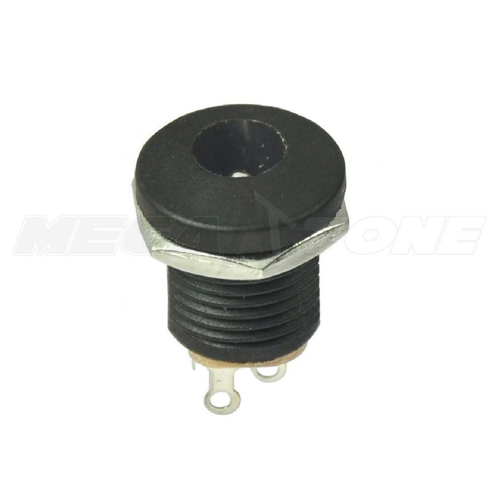 5 PCS) 2.1mm DC Power Jack Enclosed Frame w/Switch Internal Nut