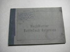 MechWarrior BattleTech Reference Manual Windows PC Book Microsoft 2000 NO Game