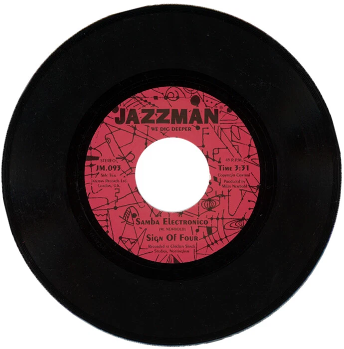 SIGN OF FOUR "JUMPING BEANS c/w SAMBA ELECTRONICO" 2012 SOUL / FUNK / ELECTRONIC - Image 2 of 2