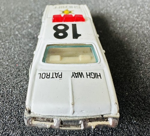 1/64 Scale 1970's Dodge Monaco Highway Patrol Sheriff Police Car - Yatming 1031 - Picture 4 of 6