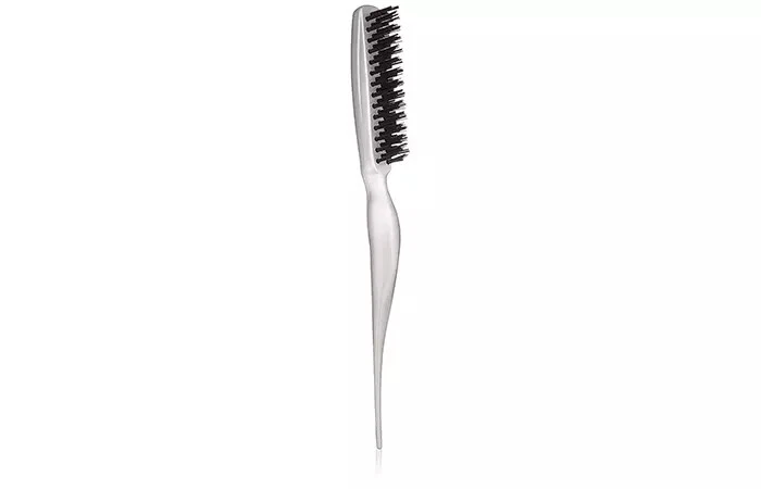 Teasing Hair Brushes, Three Row Teasing Brush for Back Combing Silver - Image 2 of 2
