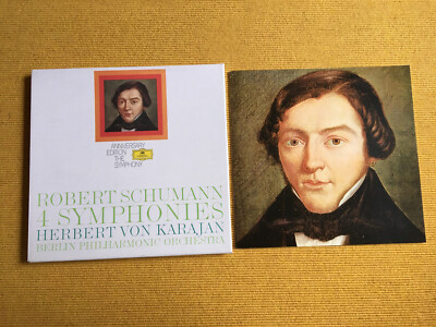 3 LP Box: Robert Schumann 4 Symphonien - Karajan - Mint - Booklet