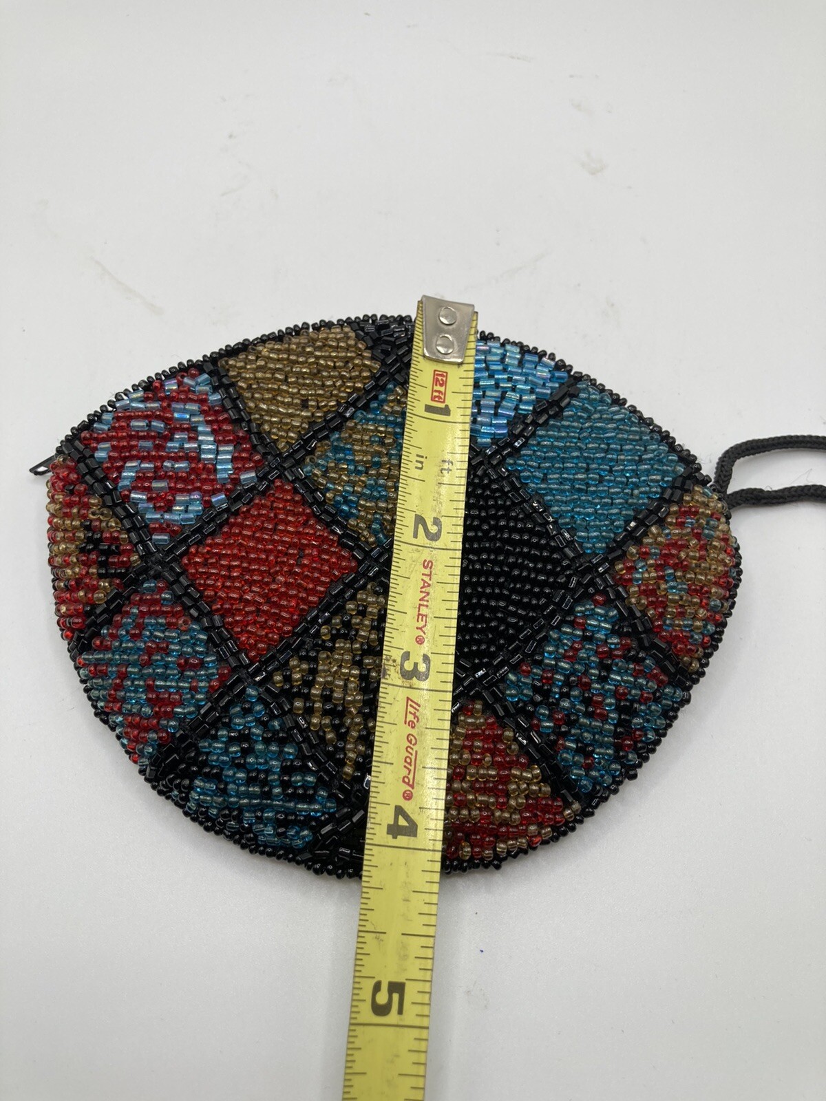 Native American Inspired Beaded Multi Colored Coi… - image 3