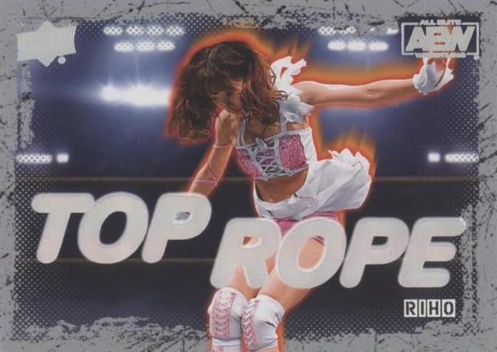 2021 Upper Deck AEW All Elite Wrestling - Top Rope Riho #TR-4 Silver ...