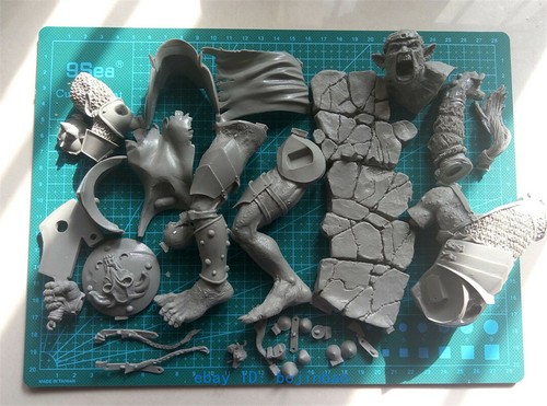 1:9 200 mm The Orogs Warlord Figura Modelo Kits Modelo Estatua de Fantasía sin pintar GK - Imagen 2 de 4