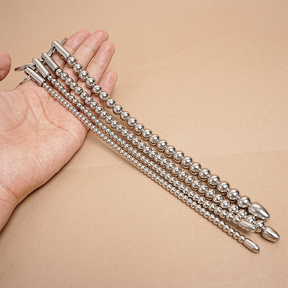 Metal Beads Stainless Urethral Insertion Penis Plug/Urethral Expansion Male Toys