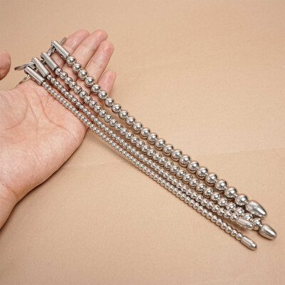 Metal Beads Stainless Urethral Insertion Penis Plug Urethral Expansion metal-beads-stainless-urethral-insertion-penis-plug-urethral-expansion