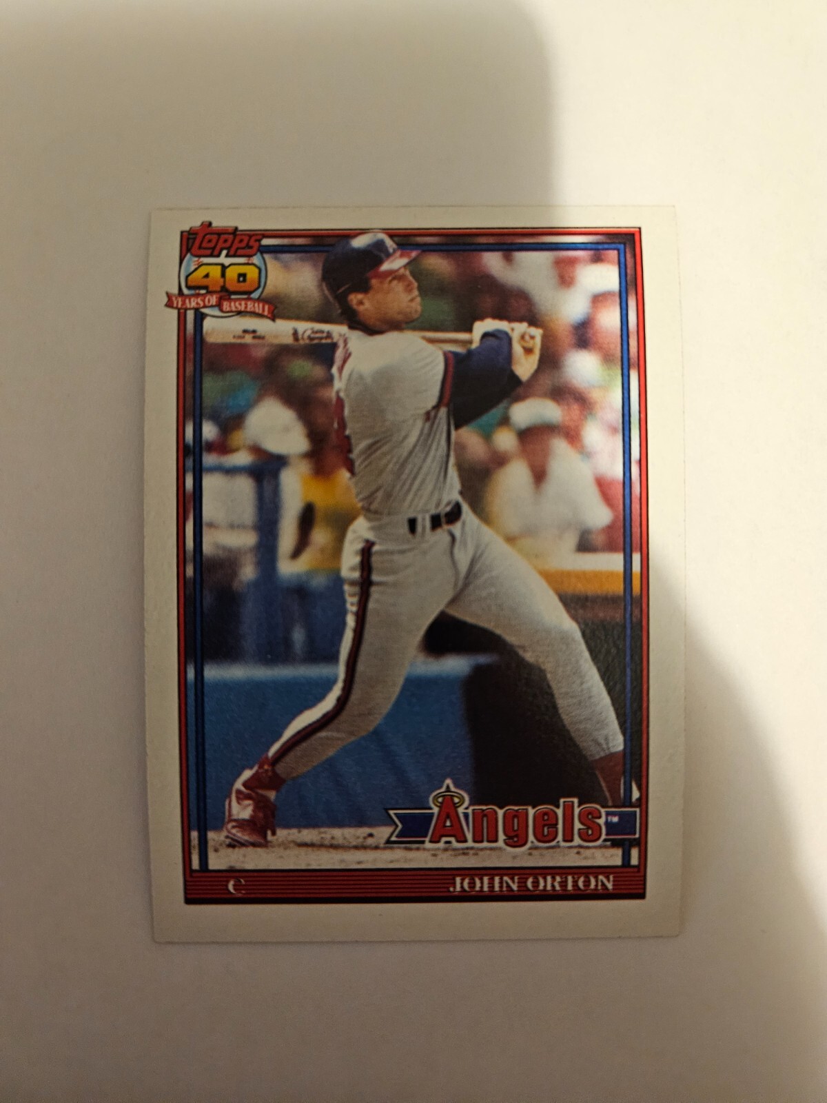 1991 TOPPS JOHN ORTON #176 NM