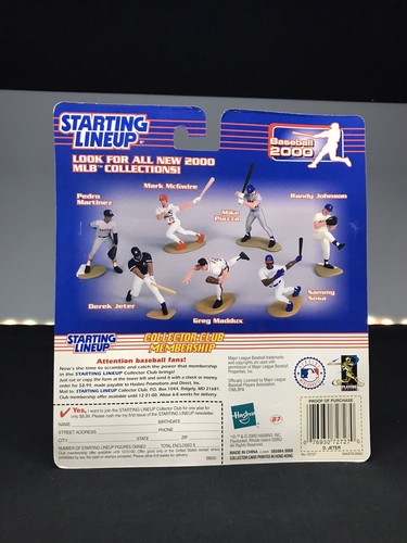 Starting Lineup Derek Jeter 2000 MLB New York Yankees Figure & Card - Picture 4 of 7