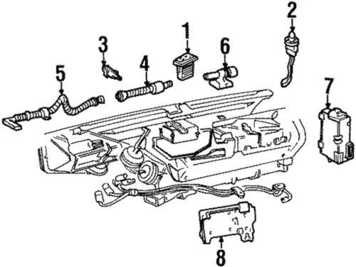 Genuine GM 92-96 Buick Cadillac Oldsmobile Blower Motor Control Module 12368389