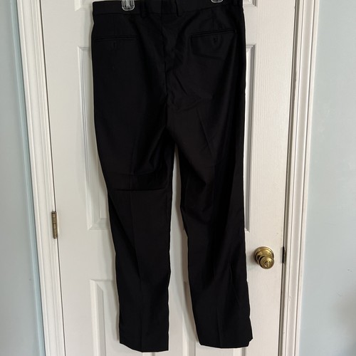 Pronto Oumo Mens Black Pleated Dress Pants 36x34 - Picture 2 of 3