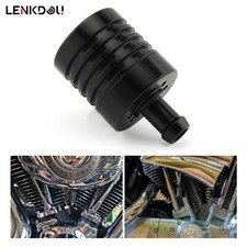 Motor Engine Oil Collector Vented Breather Canister Gearbox For Harley 40-0457