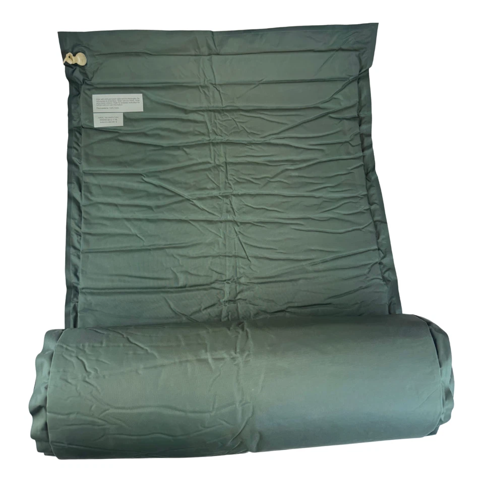 Used Good Olive Drab Vinyl Technologies Self Inflating Sleep Mat *mocinc.1982* - Image 2 of 4