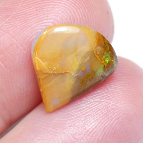 3.40 CT AUSTRALIAN BOULDER OPAL GEMSTONE POLISHED CABOCHON Video - Picture 20 of 24