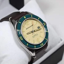 Spinnaker Fleuss Automatic Cream Dial Stainless Steel Case Men's Watch SP-5055-0