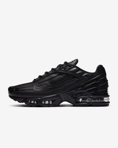 Nike Air Max Plus 3 TN Leather Triple Black Men's Trainers All Sizes  available | eBay