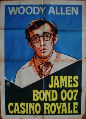 CASINO ROYALE JAMES BOND Italian 2F movie poster 39x55 WOODY ALLEN