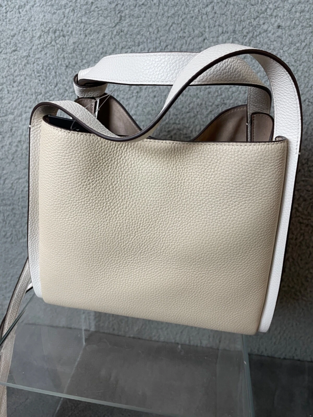 Borsa a mano Kate Spade New York Knott tracolla tote colorblock beige KE755