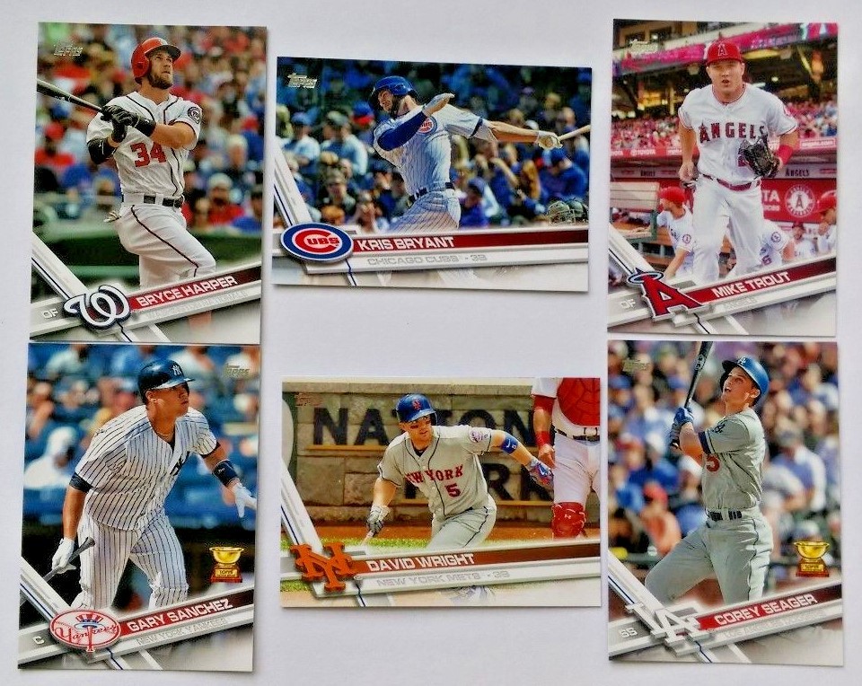 2017 TOPPS SERIES ONE BASE CARDS 1 TO 200 COMPLETE YOUR SET. | eBay