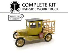 O Scale/On30 1:48 Scale T Automobile Kit "High Side Work Truck" Gen 2 