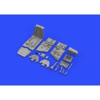 MW22 Eduard 648411 Bf 109G-6/U4 Cockpit 1/48 Brassin For