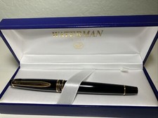 Waterman  Expert II Rollerball Pen  Black Lacquer 40021 Not Working with Box