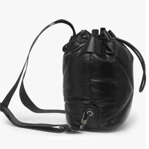 Longchamp Pliage Cuir Lambskin Bucket Backpack - Black  display picture 1