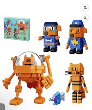 BuildingBoat Standing Dog Building Toy Cartoon Dog Animal Man Petey Cat Model Pl