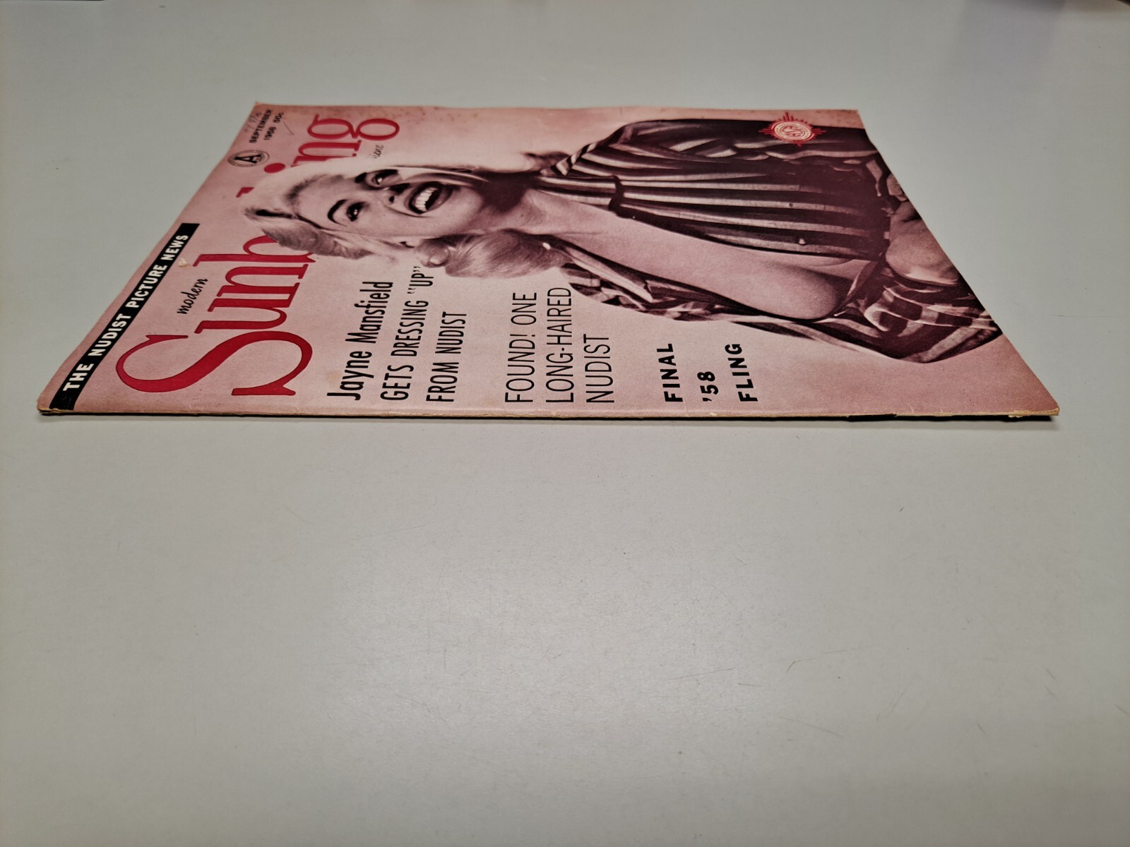 Modern Sunbathing Magazine Sept 1958 Jayne Mansfield EBay