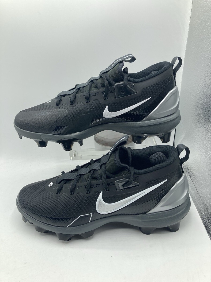 ナイキ フォースズームトラウト9 野球 ベースボール FZ0884-001 Nike Force Trout 9 Elite MCS Black White Silver Baseball