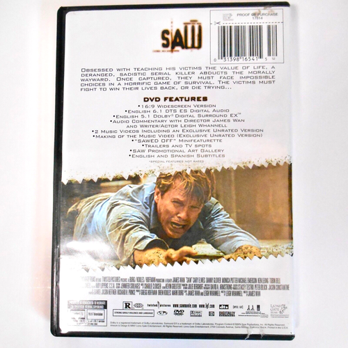 SAW 1,2,3 DVD Movie Collection Lot Of 3 - Picture 3 of 10