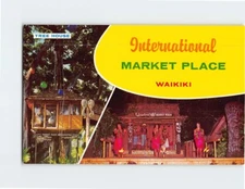 Postcard Tree House And  International Market Place Waikiki Hawaii