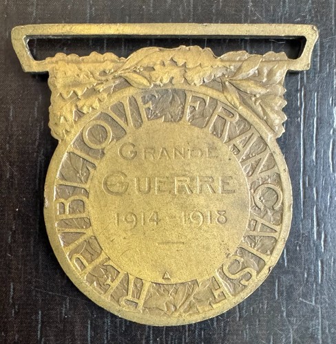 Commemorative Medal Of The Great War 1914-1918 By Morlon - Picture 2 of 2