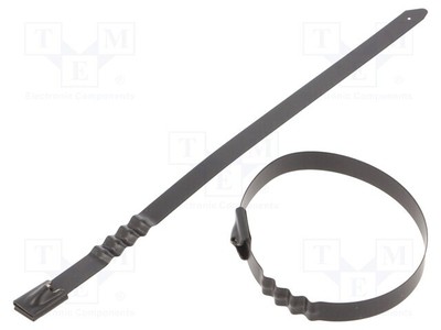  W: 7,9mm  säurebständiger Stahl AISI 316 Kabelbinder  L: 200mm 