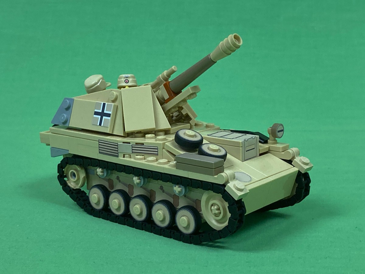Lego - SdKfz 124 Wespe (Wasp) SP Artillery - Digital Instructions