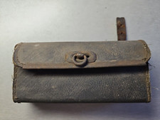 Antique Black Leather Glasses Case  READ