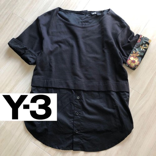 Yohji Yamamoto Y-3 adidas collaboration short sleeve size S From Japan