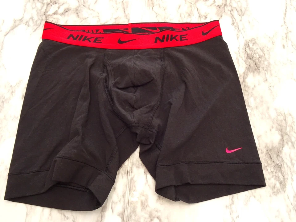 Nike KE1167# Para hombres Dri-Fit Algodón Elastizado 2 Piezas Boxer Shorts EE. UU. Talla S Foto 2 de 4