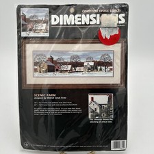 Vintage Dimensions Scenic Farm Mildred Sands Kratz Counted Cross Stitch KIT
