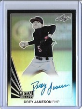 2019 Leaf Metal DREY JAMESON Throwback Black Prismatic Auto RC 2/15 Diamondbacks