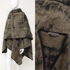 Authentic Rare Oska Wool Poncho Coat Jacket One Size