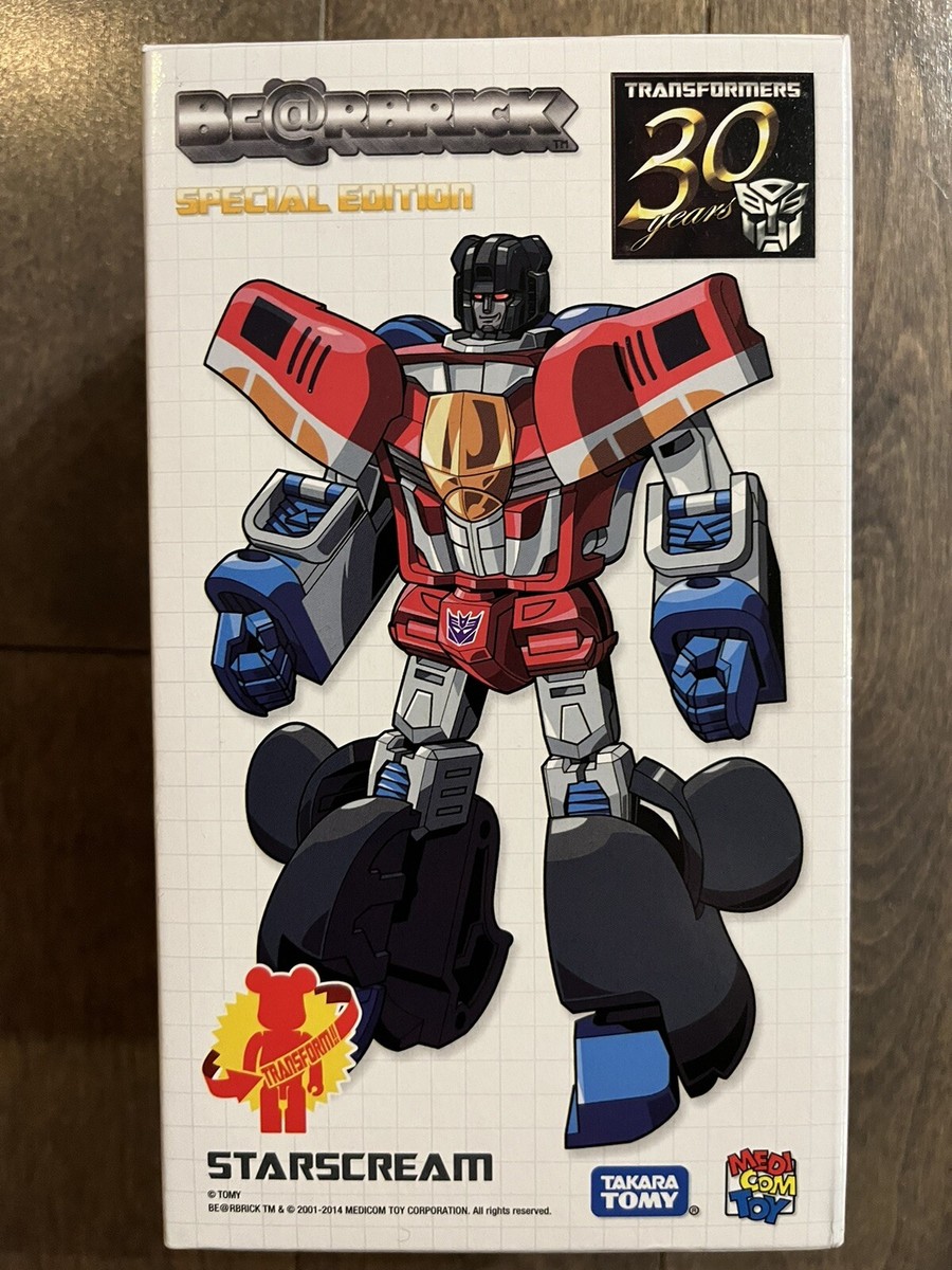 BE@RBRICK TRANSFORMERS STARSCREAM 1000％ BE@RBRICK TRANSFORMERS STARSCREAM 100% 400% set MEDICOM | eBay