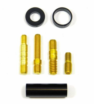 Antena Bala Corta De 5.5 Pulgadas VMS RACING – Negra, CNC, Para Dodge Ram 1500, 2500 Y 3500