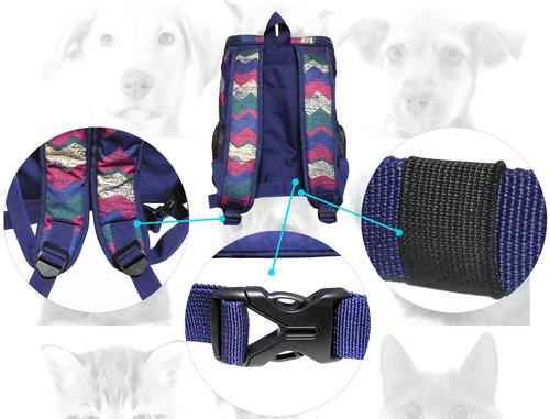 Trasportino per cani gatti rete cestino esterno zaino forniture per animali domestici borsa per cuccioli taglia grande - Foto 34 di 36