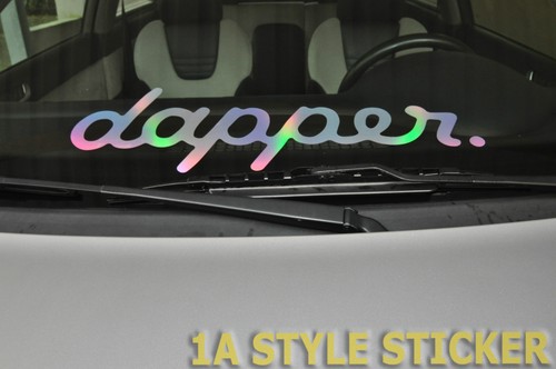 Dapper Aufkleber Oilslick Sticker Hologramm Kfz Sticker Autoscheibe LKW Sticker - Bild 10 von 12