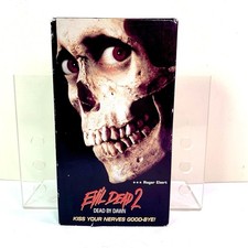 Evil Dead 2: Dead by Dawn VHS Horror Cassette Tape, 1987 Tested and Working