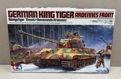 Tamiya MM252 German King Tiger Ardennes Front Tank Kit Complete Open Box 1:35