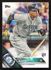 2016 Topps Ketel Marte RC Rookie #73 Card. rookie card picture