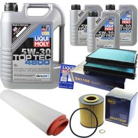 SCT Inspektionspaket 8L Liqui Moly Top Tec 5W-30 FüR BMW 5Er Touring E39 530D