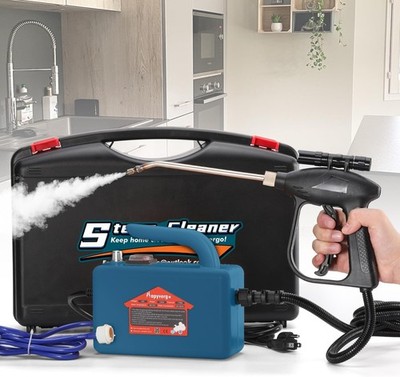 High Pressure Steam Cleaner - 1700W Handheld Steamer for Cleaning Grout Tile